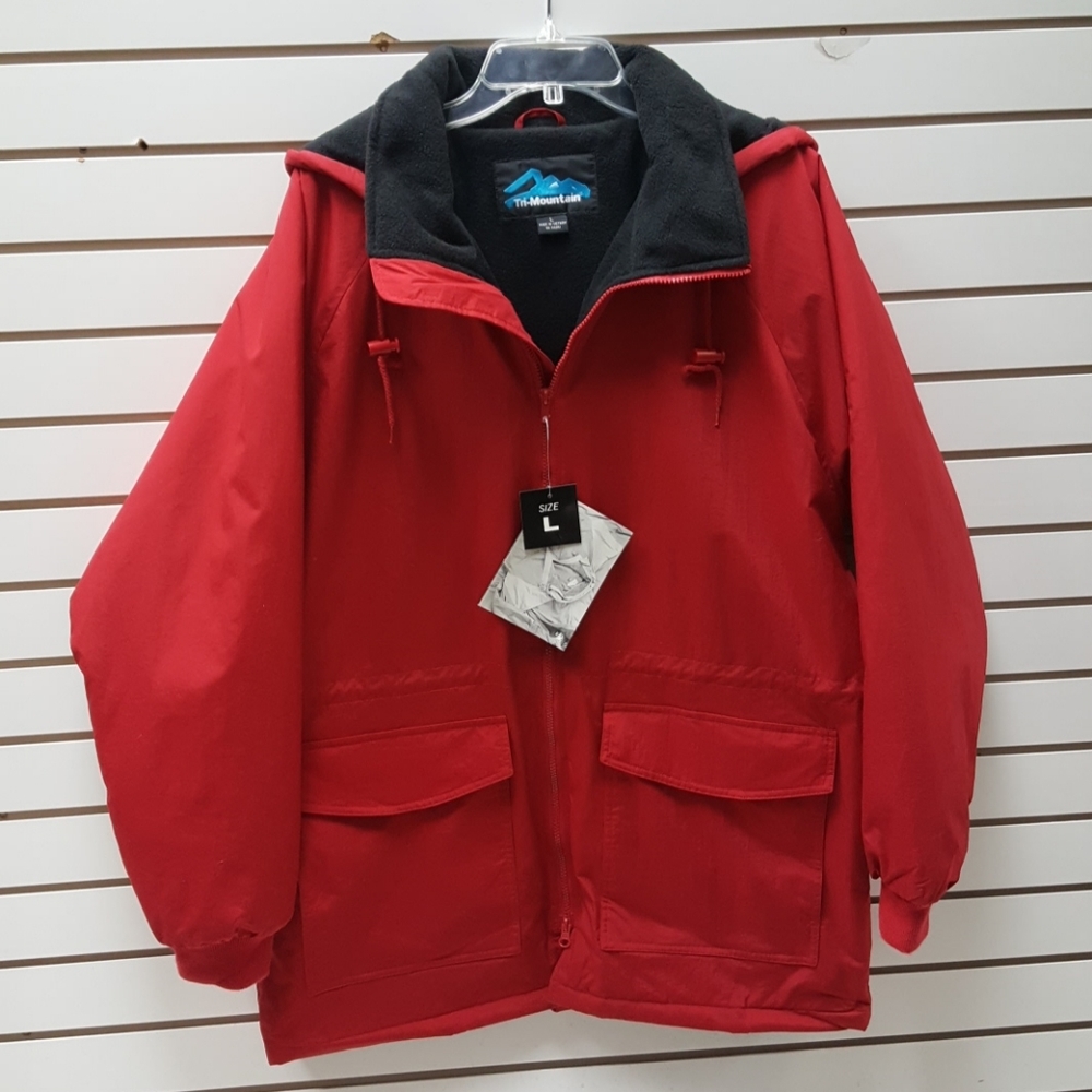 Tri-Mountain 9900 Woodsman Coat NWT Red Large